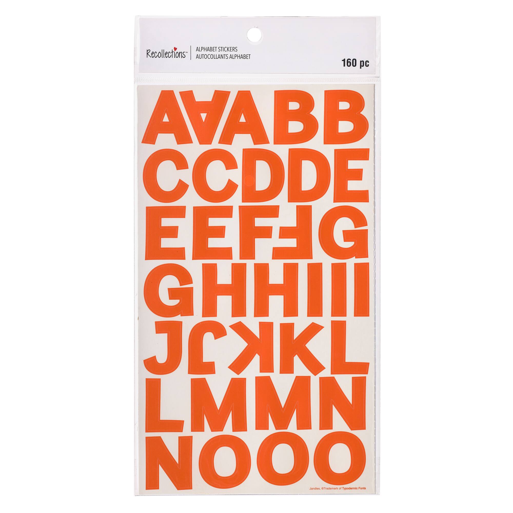Block Alphabet & Number Stickers by Recollections